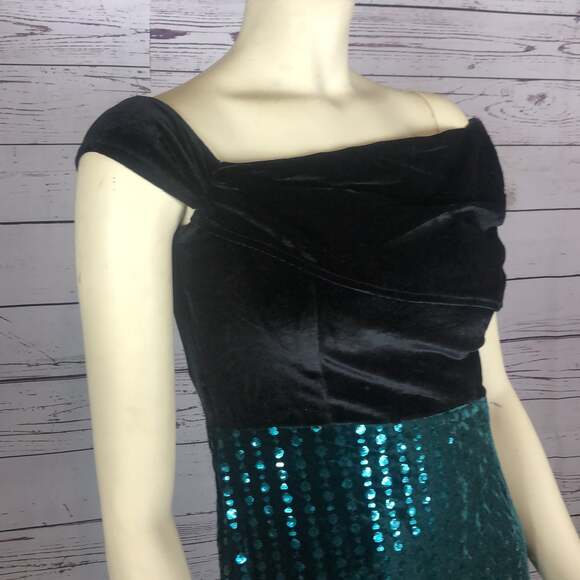 NWT Miss Ord Sleeveless Off Shoulder Mermaid Sexy Evening Dress WY003 size large - Picture 10 of 12